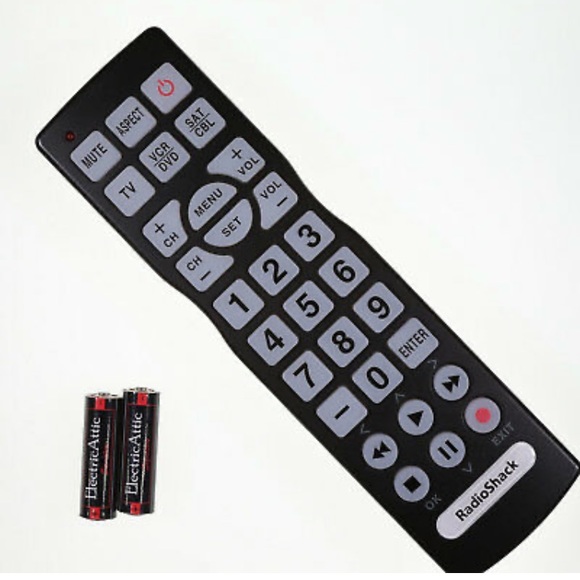 Radio Shack Other - Radio Shack 15 310 Big Button Remote Control